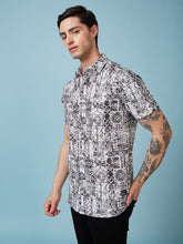 Mens Printed Half Sleeves Shirt